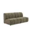 Coco Green Fabric Sofa – Modern Corner Lounge