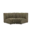 Coco Green Fabric Sofa – Modern Corner Lounge
