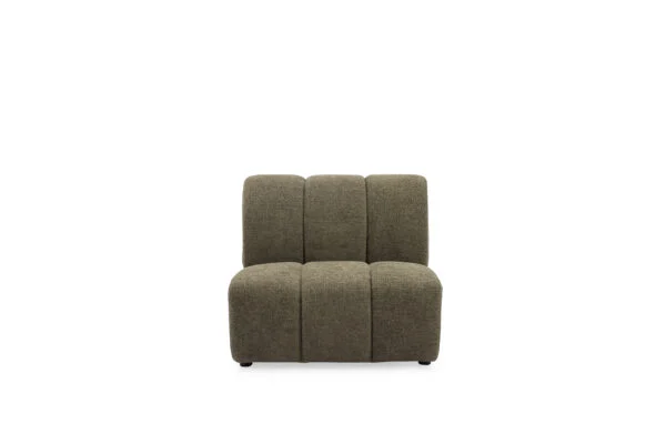 Coco Green Fabric Sofa – Modern Corner Lounge