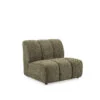 Coco Green Fabric Sofa – Modern Corner Lounge
