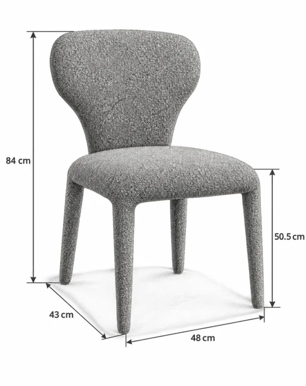 Sandriham 7 Piece Extendable Dining Set | Natural Table & White Fabric Chairs