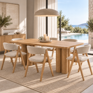 Copenhagen 7 Piece Dining Set | Natural Dining Set Melbourne