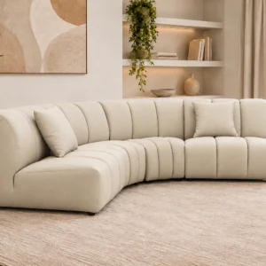 Coco Beige - Leather sofa – Premium Corner Lounge