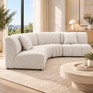 Coco Beige - Leather sofa – Premium Corner Lounge