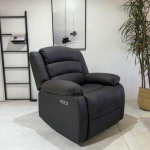 Crystal Recliners - Single Seater | Black / Charcole / White