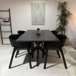 Vienna - 5 PCE | Dining Set | Black